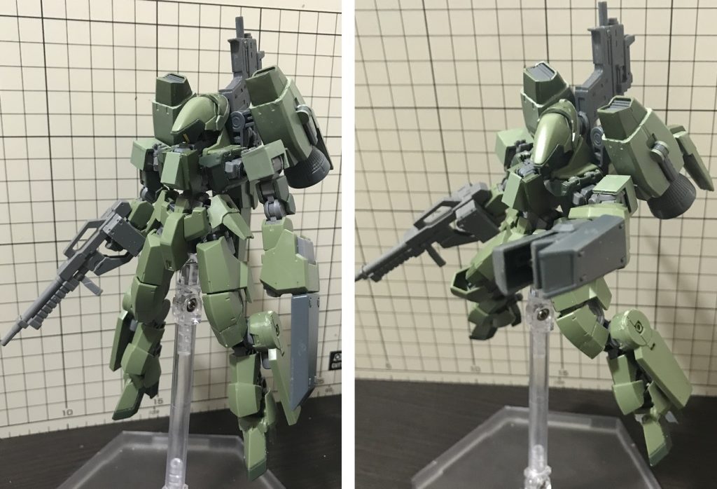 ■MS形態
逆関節脚だったり、長い首を畳んでたりする