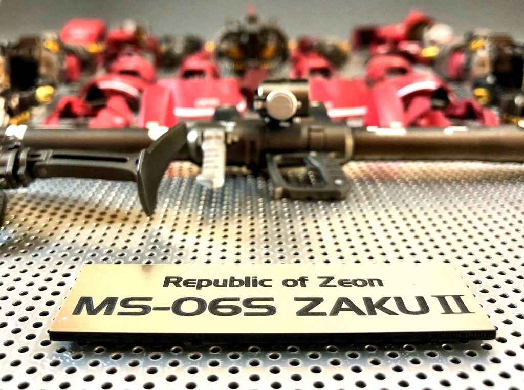 ネーミングプレートは東急ハンズで作ったら500円でした(意外に安い⁈)