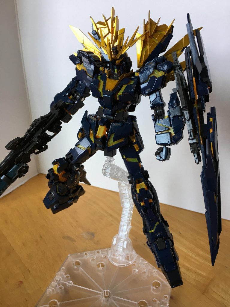 デストロイモード
金色のパーツへキャンディゴールドの塗装を施しました