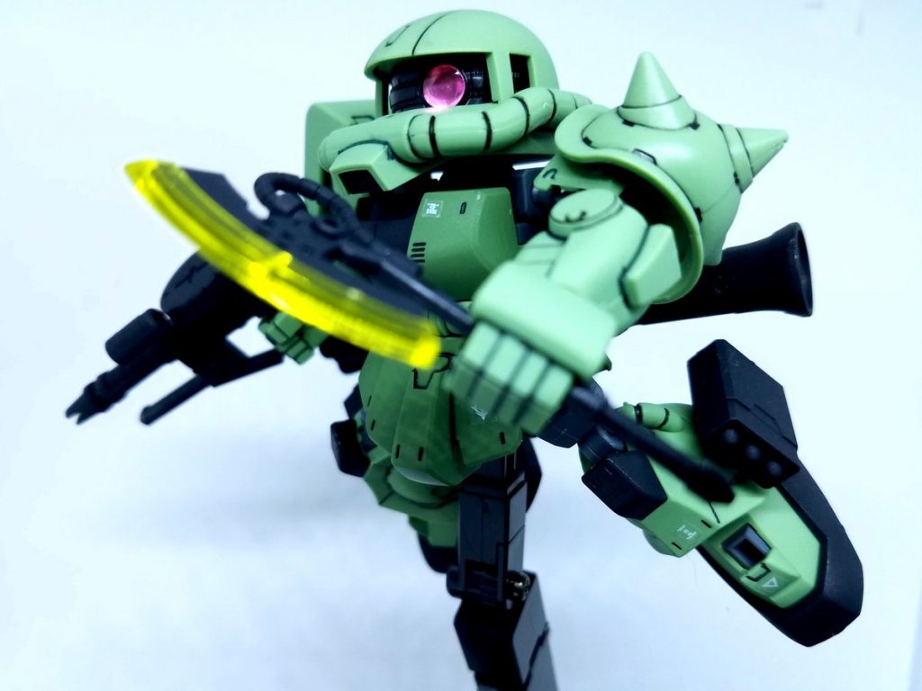 やはり安定のかっこよさ・・・
もうワンセット買って色違いとかも組んでみたい所。
頭にアンテナとかもいけそうですが他キットから流用出来るのかな?