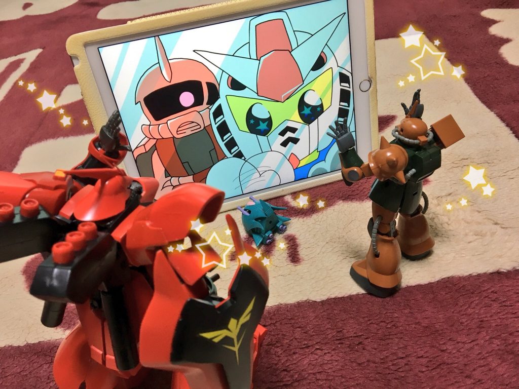 ガル:お、振り返した
サザ:えらく嬉しそうだな
ガル:いぇーい