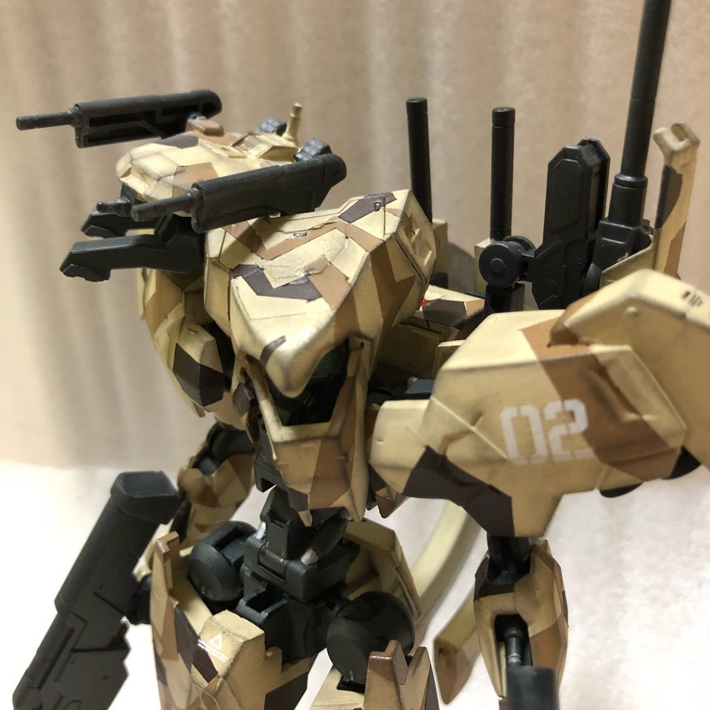 砂漠迷彩が好きなのと、スプリッター迷彩に挑戦しました