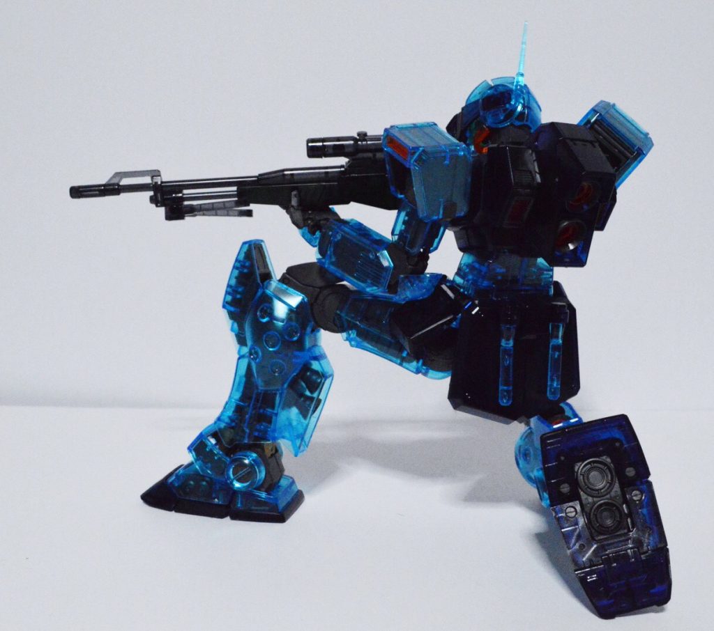 背面、
足首のシリンダーが少し見えます