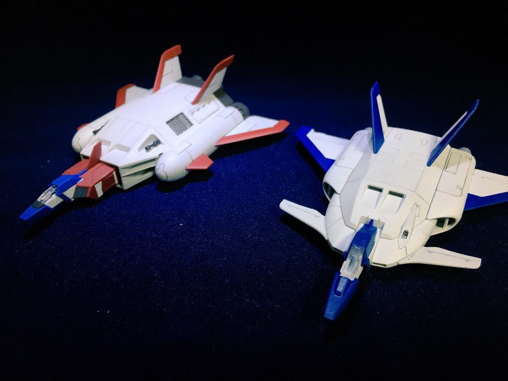 そして過去作のコア・ブースターとともに！
今回は何もいじらず、塗装のみの仕上げとなっております。