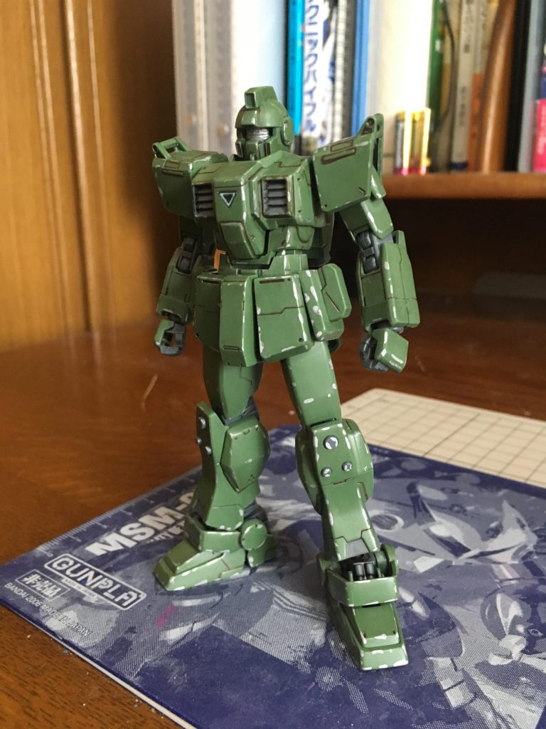 次にウォッシングとハゲチョロ。この他にチッピングを加えたほうが良かったと後悔してます(汗)

ここで1回目のコート剤を吹きました