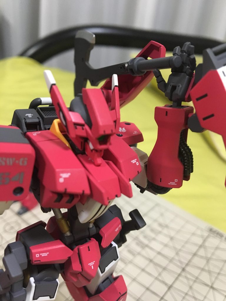 背中から斧はどうしても取れるようにしたかったので、ここは拘った様な気がします。