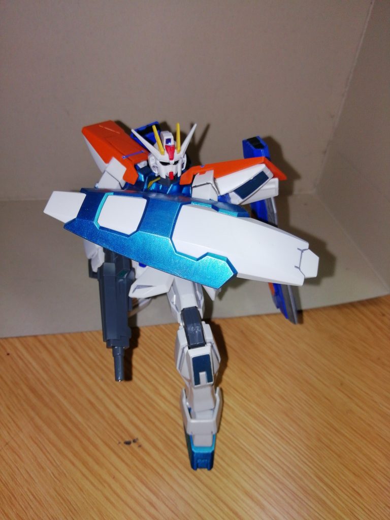 アクション1　立て膝&シールド構え