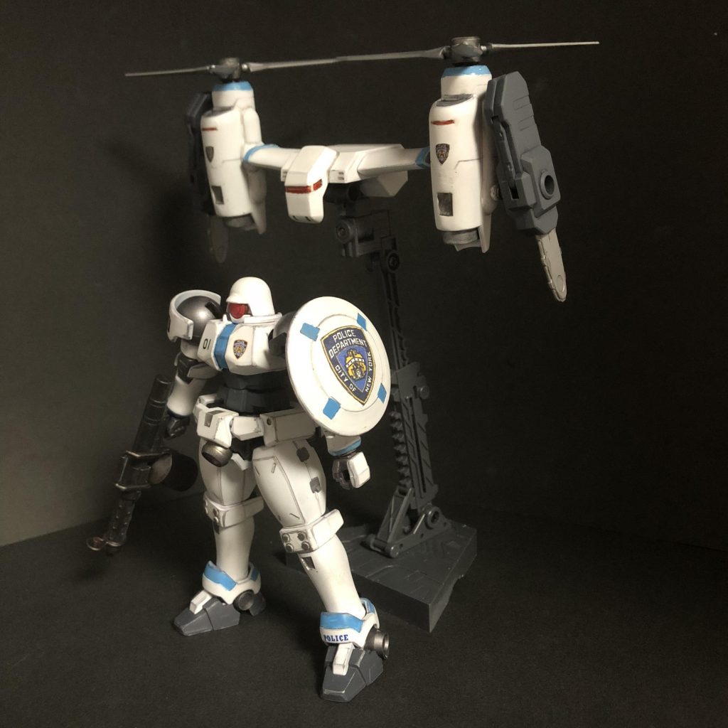 リーオーNYPD、摩天楼の空を翔ける！–4枚目/制作者：生ける屍