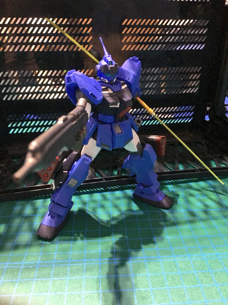 サーベルは二つ繋げればナギナタっぽくなります。刃の部分は百万式のものを使用。