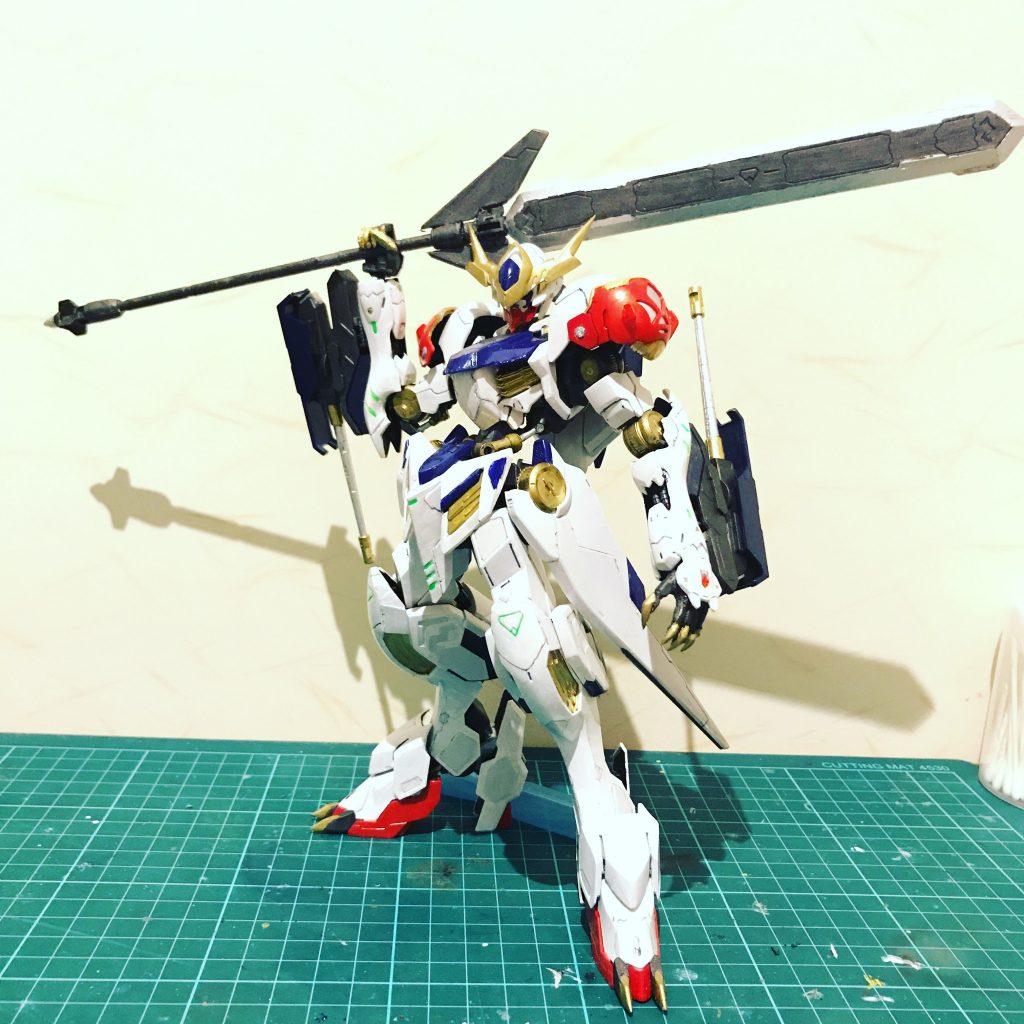 ドライブラシとパステルシャドウ入れる前。
トップコートしたら筆塗りのムラが目立たなくなったかな。