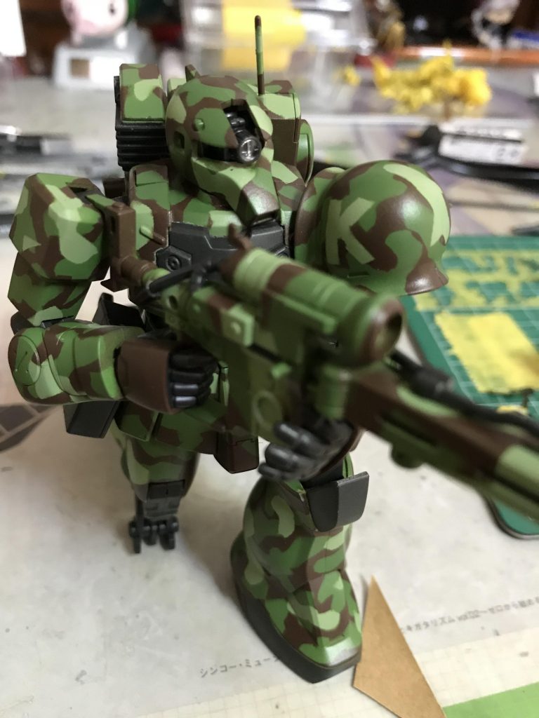 ザクスナイパー森林迷彩（近接武装型）Kazuya専用機–2枚目/制作者：Kazuya