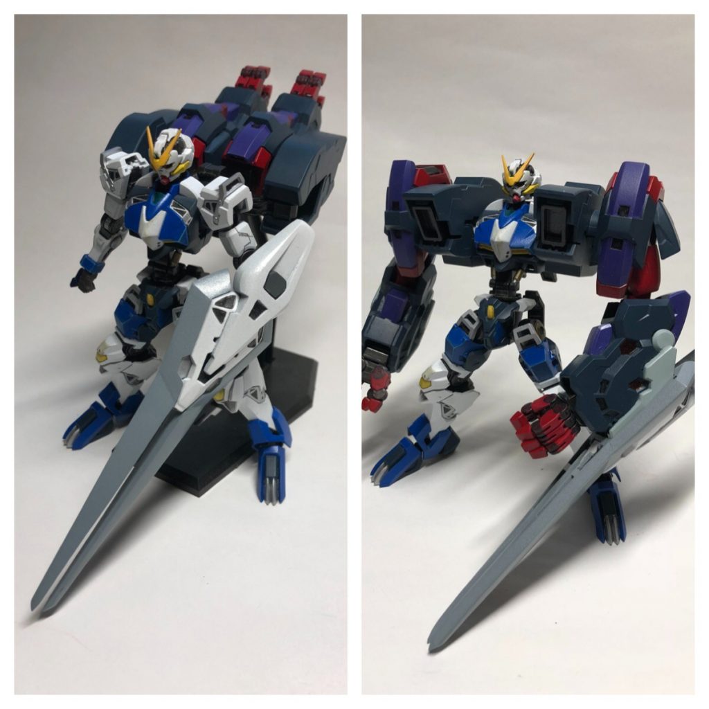 Tブースター装備及びTカウル形態です。ブースターの百里を思わせるシルエット、カウルのアンバランスさ、まさに魅力の宝庫です(^^)