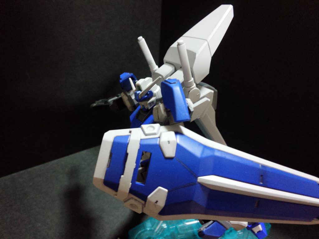 更に武装類を1/100の物にし、ハッタリの倍掛けみたいな画作りが出来るように。