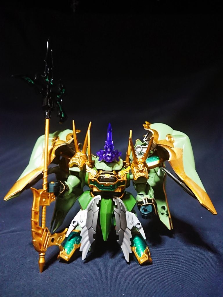 三璃紗伝説に残るもう1人の英雄で蚩尤と共に封印された。しかし真実は身を犠牲にし泰山へ蚩尤を封印した。
巨神体にはなれないが真覇方天武戟と隠し鞭、霊獣玄武以上の装甲により巨神体以上の強さを誇る。