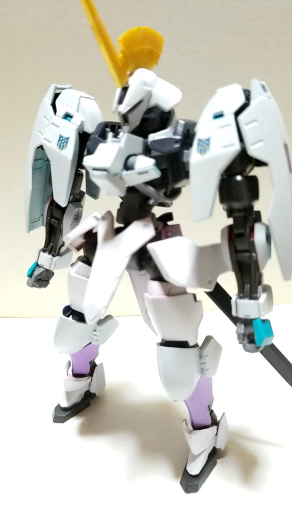 使用パーツ 
グリムゲルデ
ヘルムヴィーゲリンカー
グレイズリッター
Rギャギャ
使用カラー
MSホワイト
MSパープル