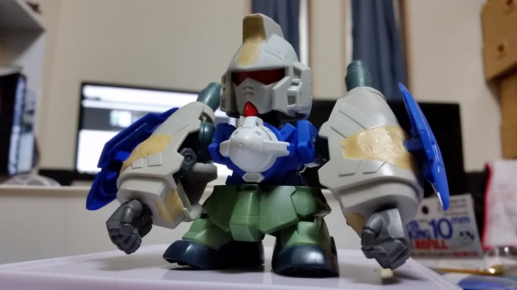 塗装前。何を使っているか分かりやすいですね。

そして最後に…