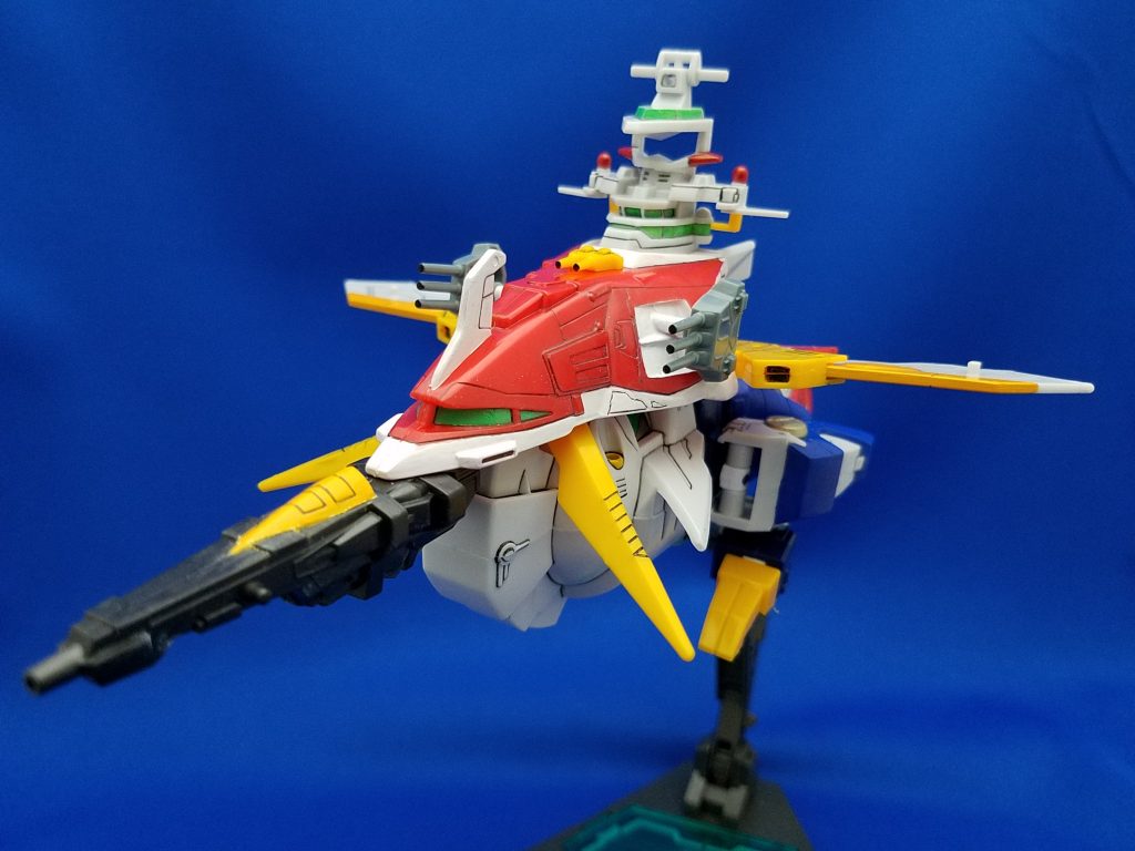 本キットの目玉であるオリジナルの戦艦モード艦橋と砲塔が付くだけでかなりそれらしくなるのが凄いですよね。