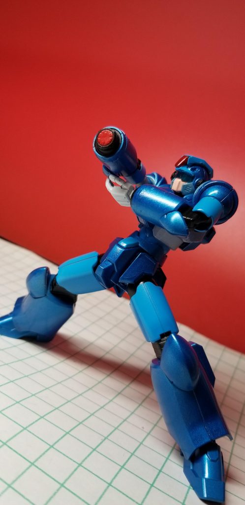 これにより作中の構え打ちポーズが可能に！！

やはりロックバスターといえばこの撃ち方ですよね〜♪