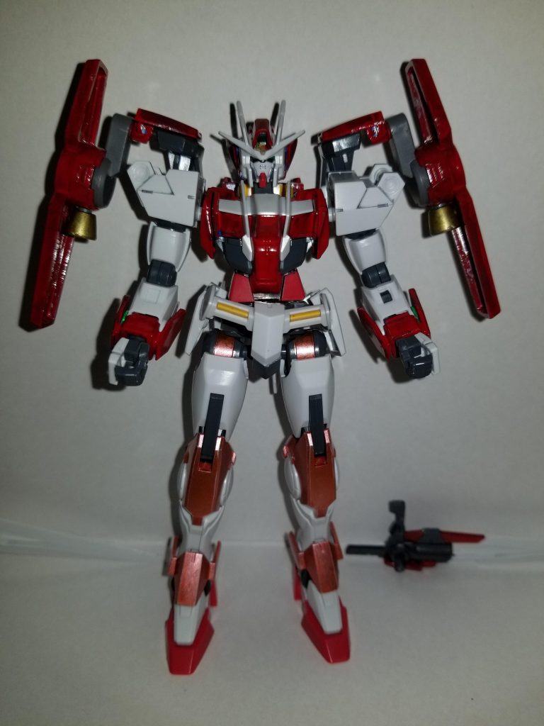 正面です。
何カ所か塗り残しが見えます。