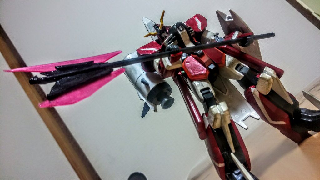 グラディウスカオスはカオスガンダムを元にビームアックスをメイン武装とすることで格闘特化にした機体である。