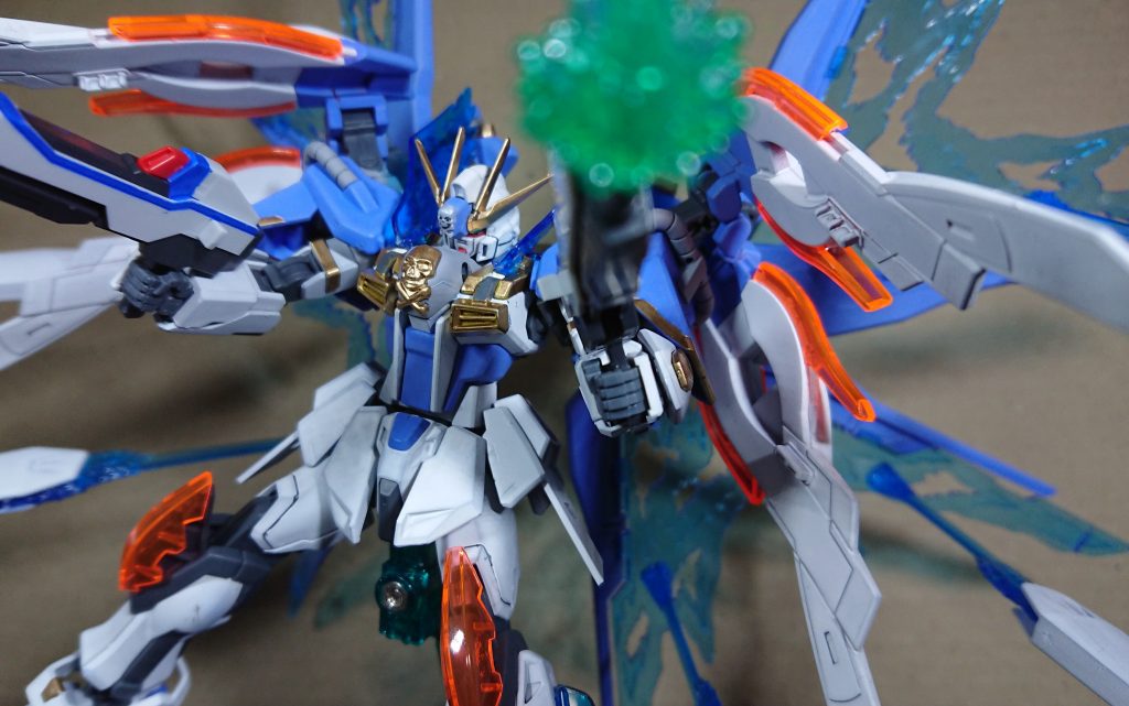 ストフリのようなフルバーストをイメージにポージング