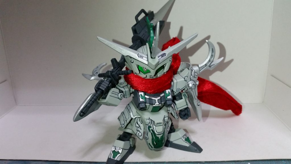 おまけ:ヒーローマフラーをつけて謎の戦士っぽく。
最後までご覧いただきありがとうございました!