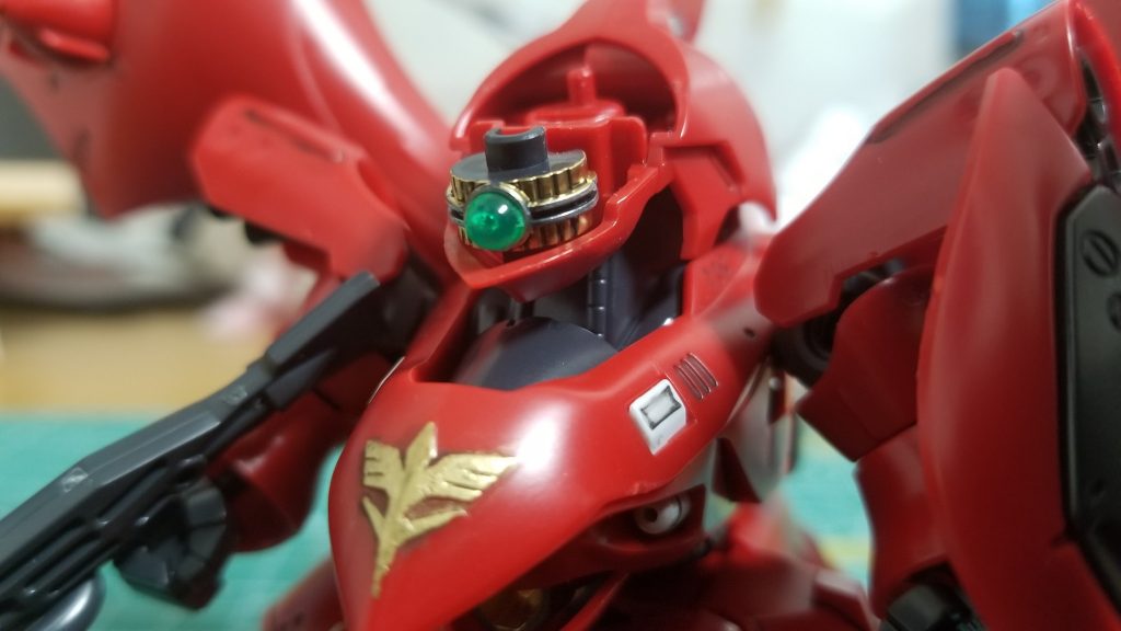 ほぼ見えないんですけどモノアイはこだわってみたり（笑）