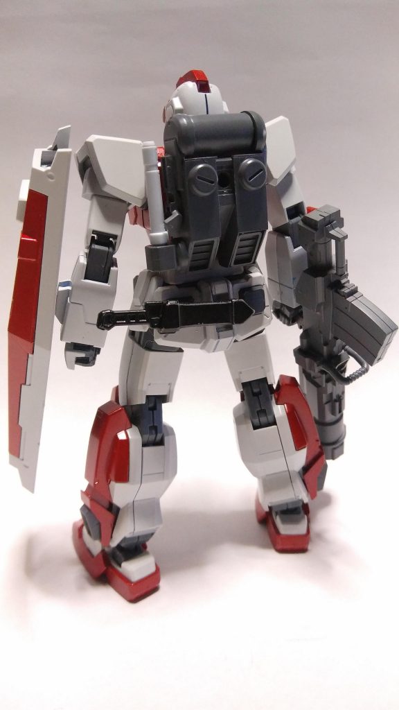 バックΣp[【◎】]ω・´)
バックパックは初期ガンのを改造したものです。