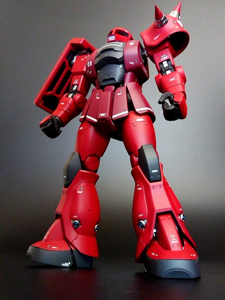 ベースキットはザクⅡver2.0です。そこにザクⅠのパーツを切り貼りしました。