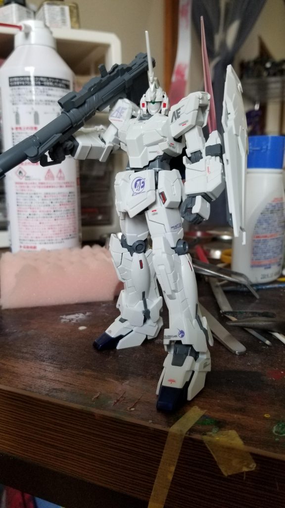 んでまあちょこちょこやってコート吹いて完成と。