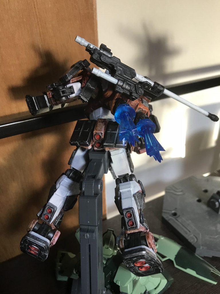 バーニアを吹かせてみました(リア)