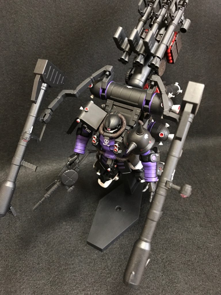 HG 1/144 黒い三連星仕様 サイコザク–5枚目/制作者：@gyuuuutora