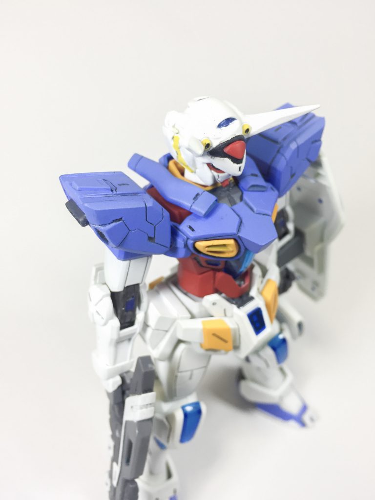 俯瞰から
正面からだと見にくいけど肩天面もディテールアップしてます

肩天面も意識してやると一気に映える気がします( ˘ω˘ )