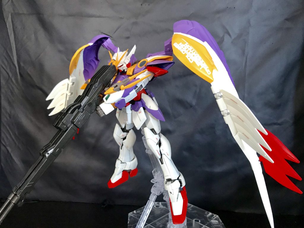 HGウイングより拝借したツインバスターライフルでのラストシューティング♪