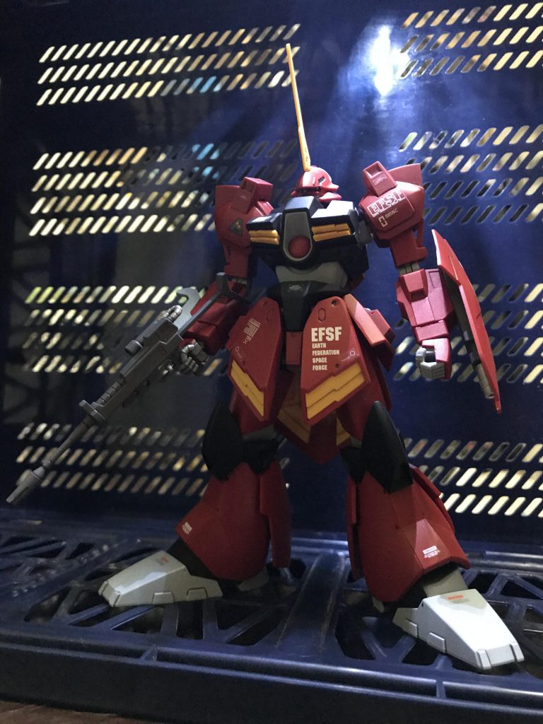 リベイクのゴツさも捨てがたいとこですが、軽装なイメージでこの姿に。

余剰パーツありがたや〜💦