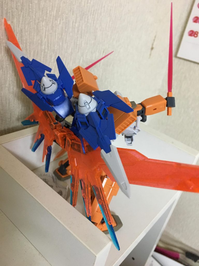 背面。
長男にとっては限定ガンプラすら材料でしかありません^_^