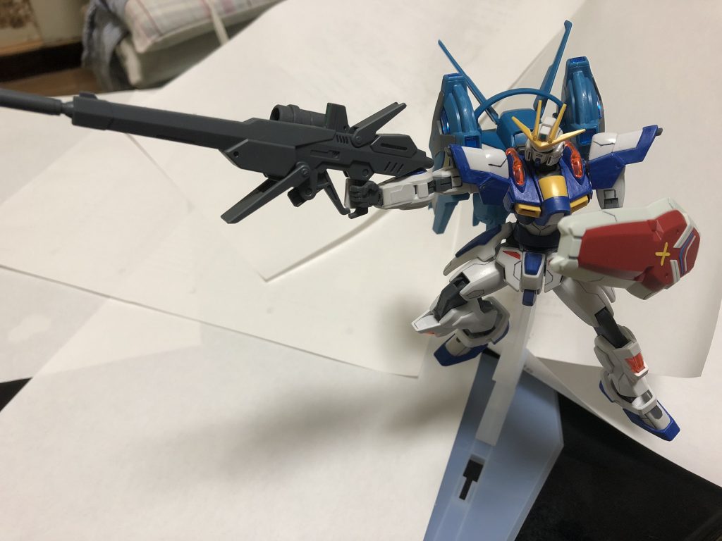 ライトニングZガンダムのライフルです
大きいのは良いことだ