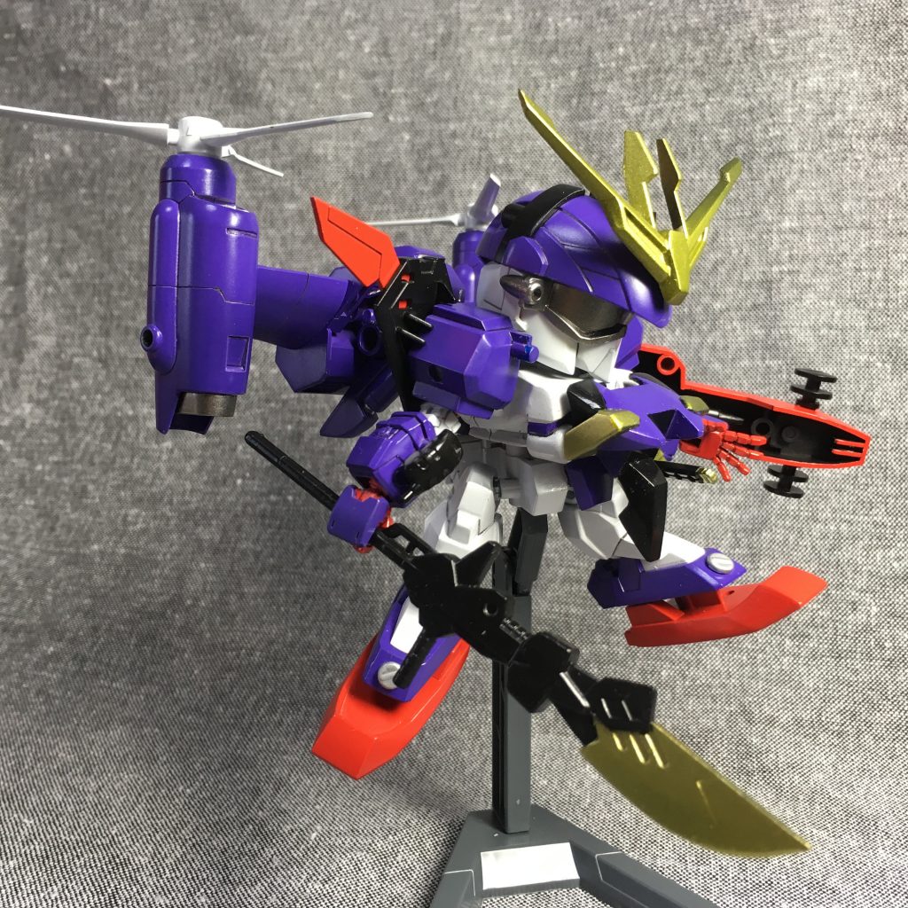 薙刀は肉抜き穴をパテで埋めていますが、地味に面倒でした。