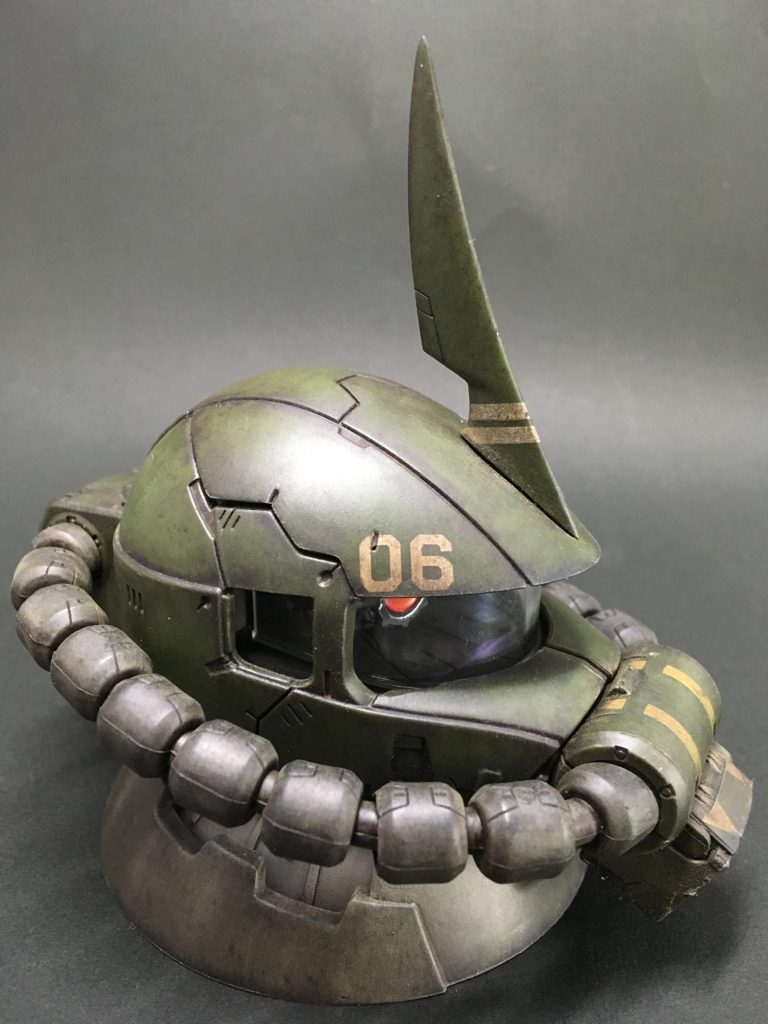 つや消しを吹いた後ウェザリングカラー&マスターで汚しました。少し手を加えるだけで更にカッコよくなったかも！(°▽°)