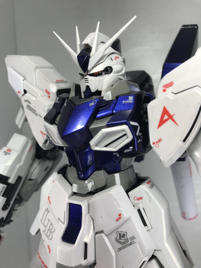 MG シナンジュ・スタイン オリジナル仕様、パール、偏光塗装(アムロ専用機風)–8枚目/制作者:モルガナ