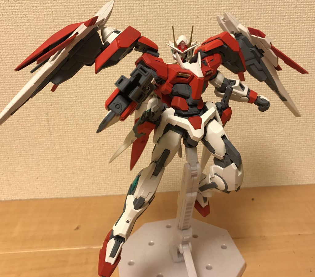 GNソードⅢライフル&ソードモード
ダブルオーライザーといえばこれ!!
クリアパーツ以外は全て塗装してます