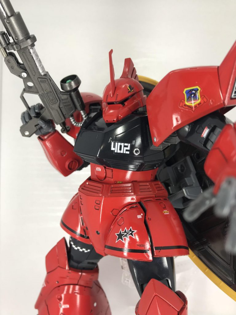 尚、これを作り終えた数日後位にプレバンからHGが出るという羽目になりましたが、個人的には気に入ってるので、良しとしました(;´д`)