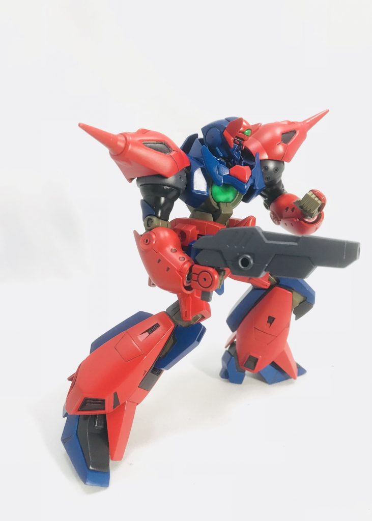 銃も持たせたので銃撃戦もできますよと。紅ウェポンの武装です。