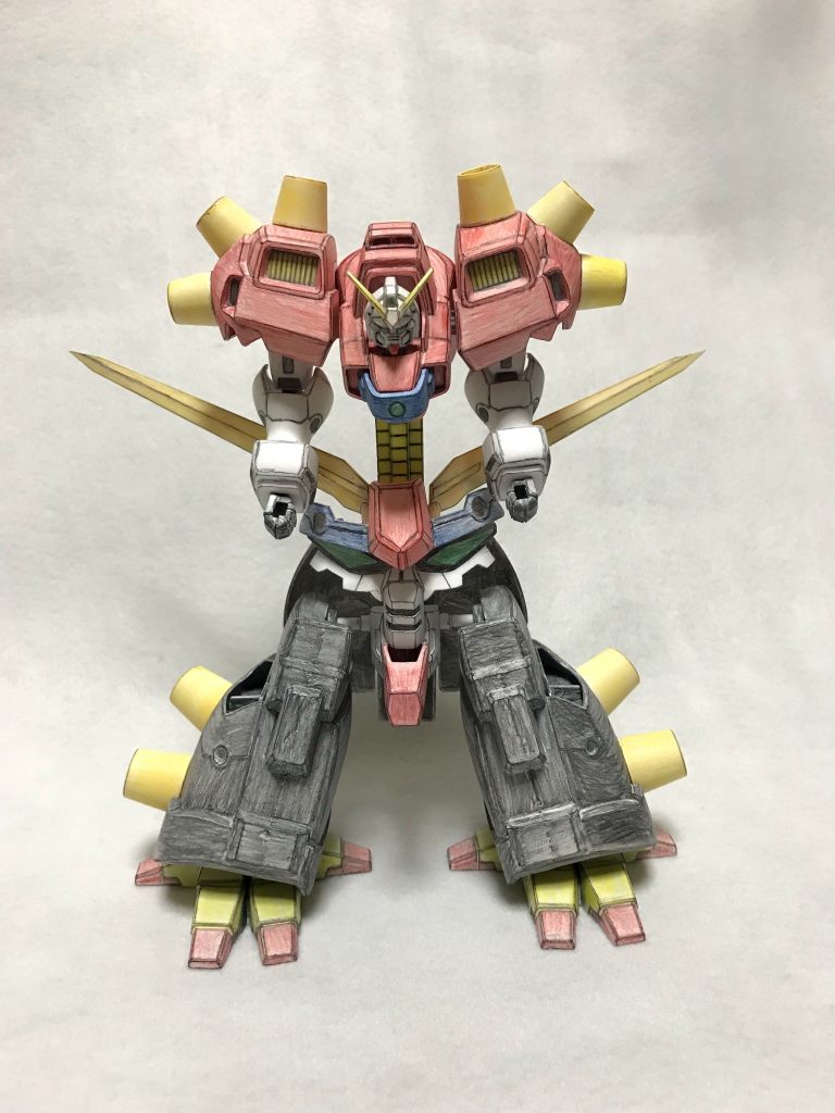 HG 1/144 デビルガンダム色鉛筆塗装–3枚目/制作者：@gyuuuutora