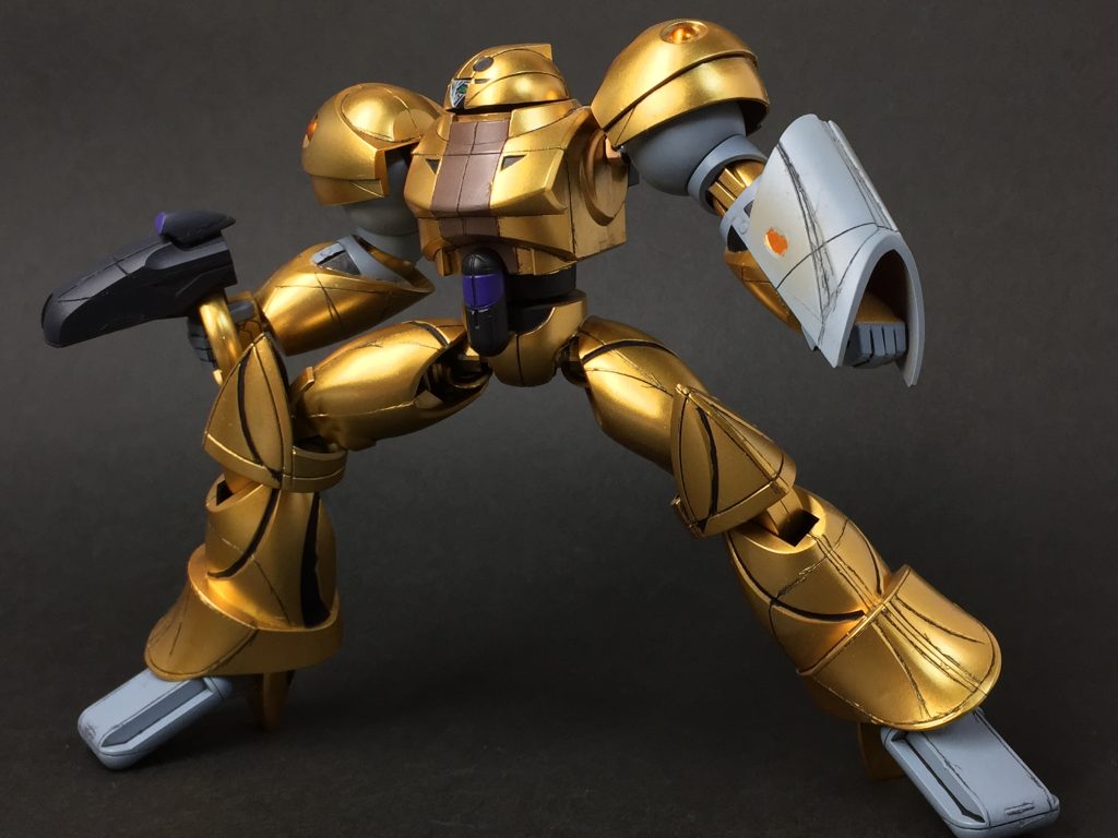 肩と足首にボールデンアームズのジョイントを仕込んだのでよく動くようになりました