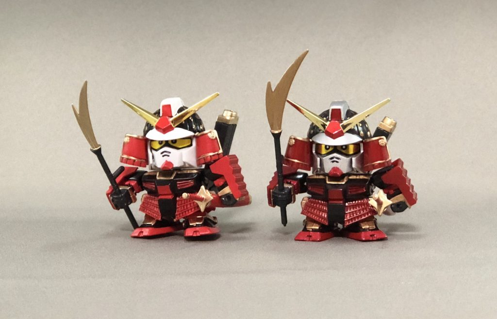 武者多威無掘駆主・壱のメタリックver.と