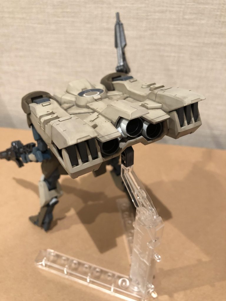 お気に入りその2、バックパック。
基本塗装が明るくなったのをフィルタリング（初挑戦）で誤魔化そうとしたらいい感じになりました。
皆さまがウェザリングにハマる理由が分かった気がします。、