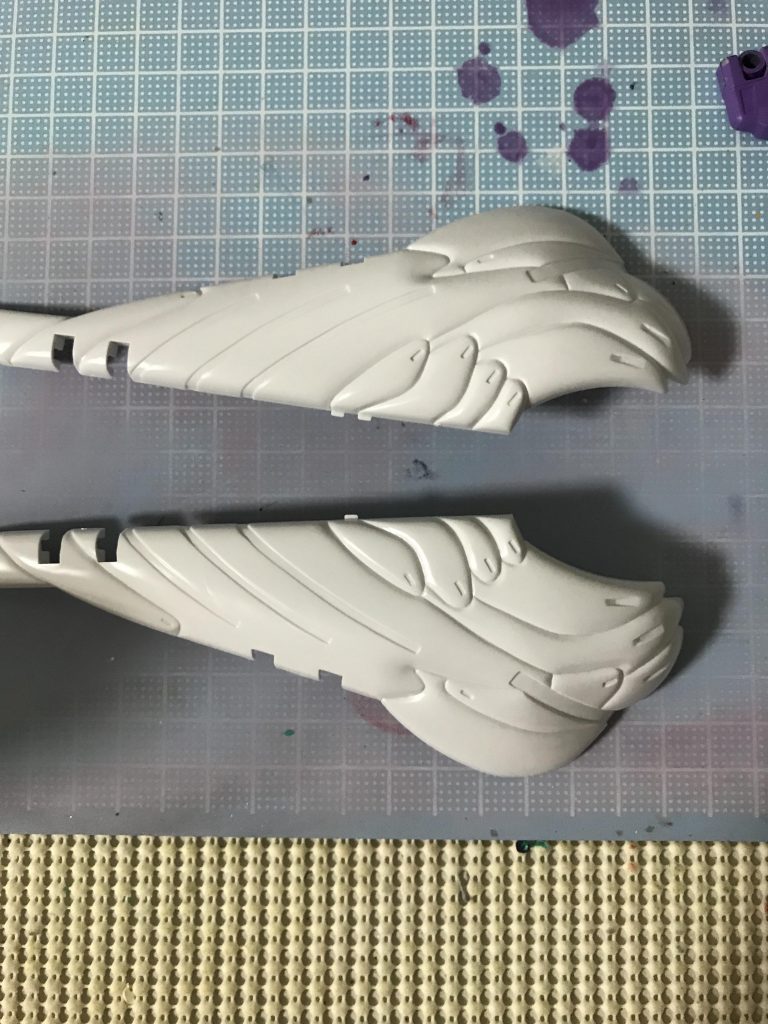 HGウイングガンダムゼロカスタムの羽