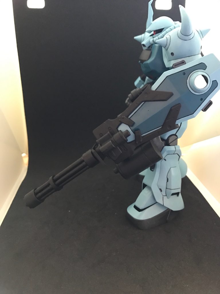 MG 1/100 グフ・カスタム ウェザリング–4枚目/制作者：@gyuuuutora