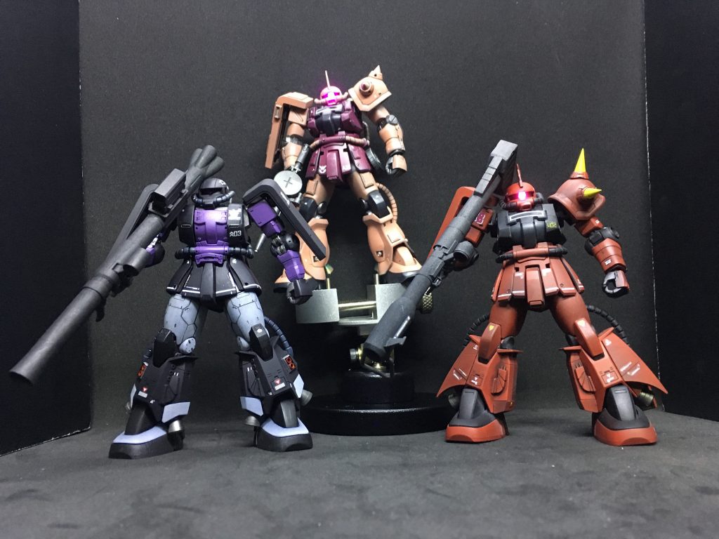 エースパイロット3体ショット♪